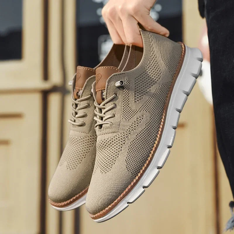 Oak & Sole - Urban Comfortable Everyday Trainers - Brown