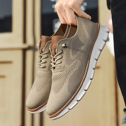 Oak & Sole - Urban Comfortable Everyday Trainers - Brown