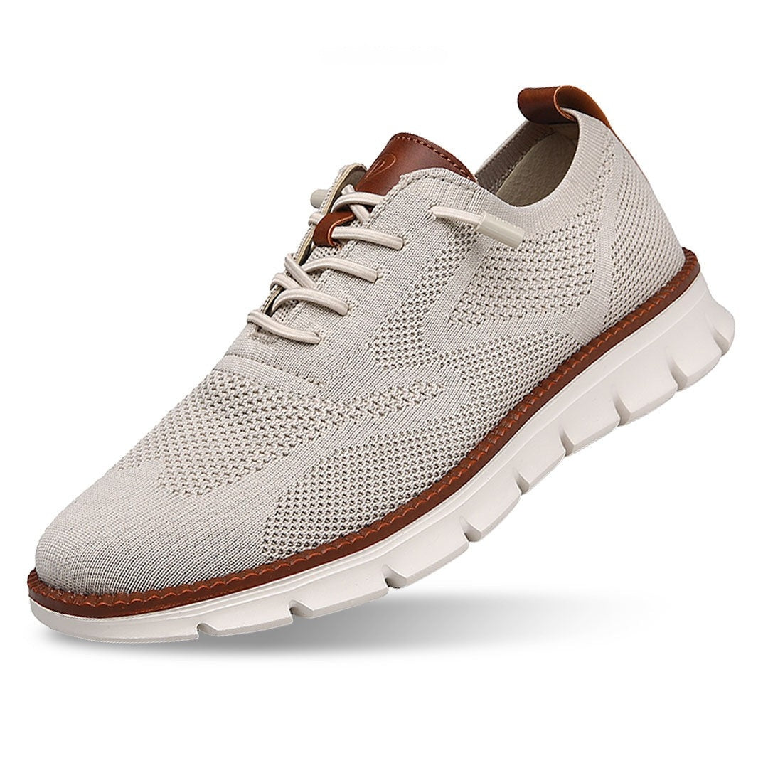 Oak & Sole - Urban Comfortable Everyday Trainers – Limited Beige Edition