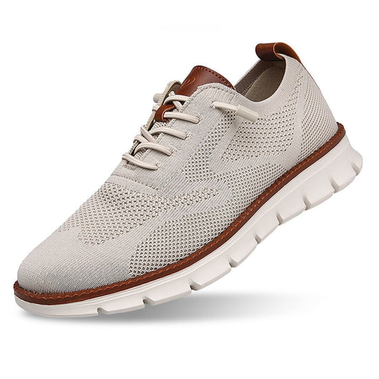 Oak & Sole - Urban Comfortable Everyday Trainers – Limited Beige Edition