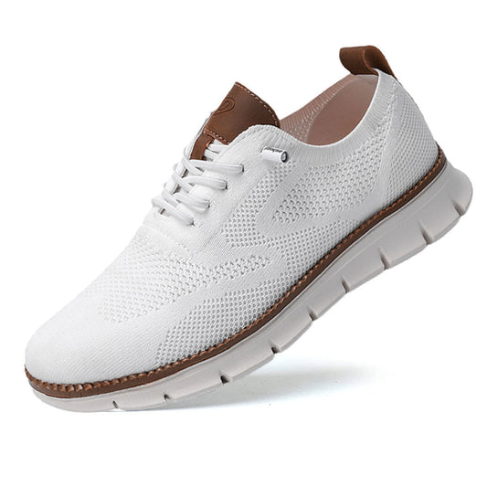 Oak & Sole - Urban Comfortable Everyday Trainers - Limited White Edition