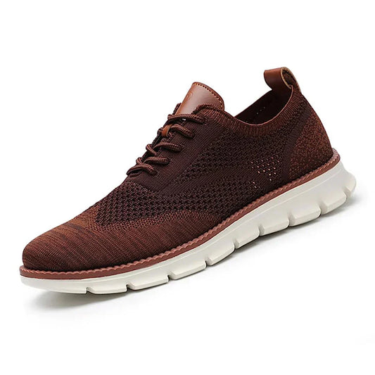 Oak & Sole - Swift Ultra-Comfortable Breathable Flexible Trainers - Burgundy