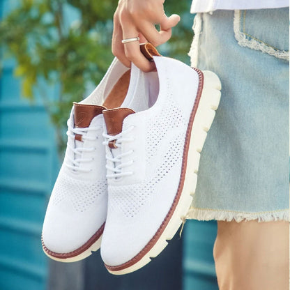 Oak & Sole - Swift Ultra-Comfortable Breathable Flexible Trainers - White